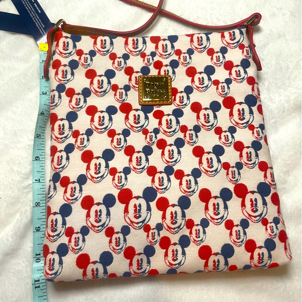 Dooney & Burke Disney Crossbody - red, white & blue Mickey Mouse